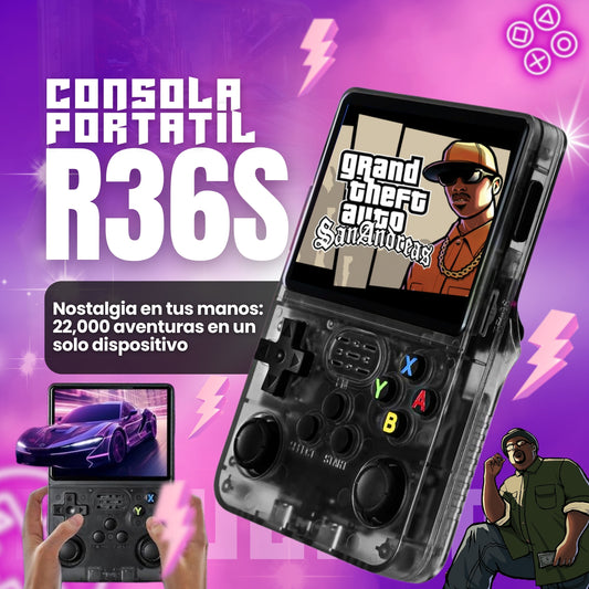Consola de Mano R36S (+ 22000 juegos)