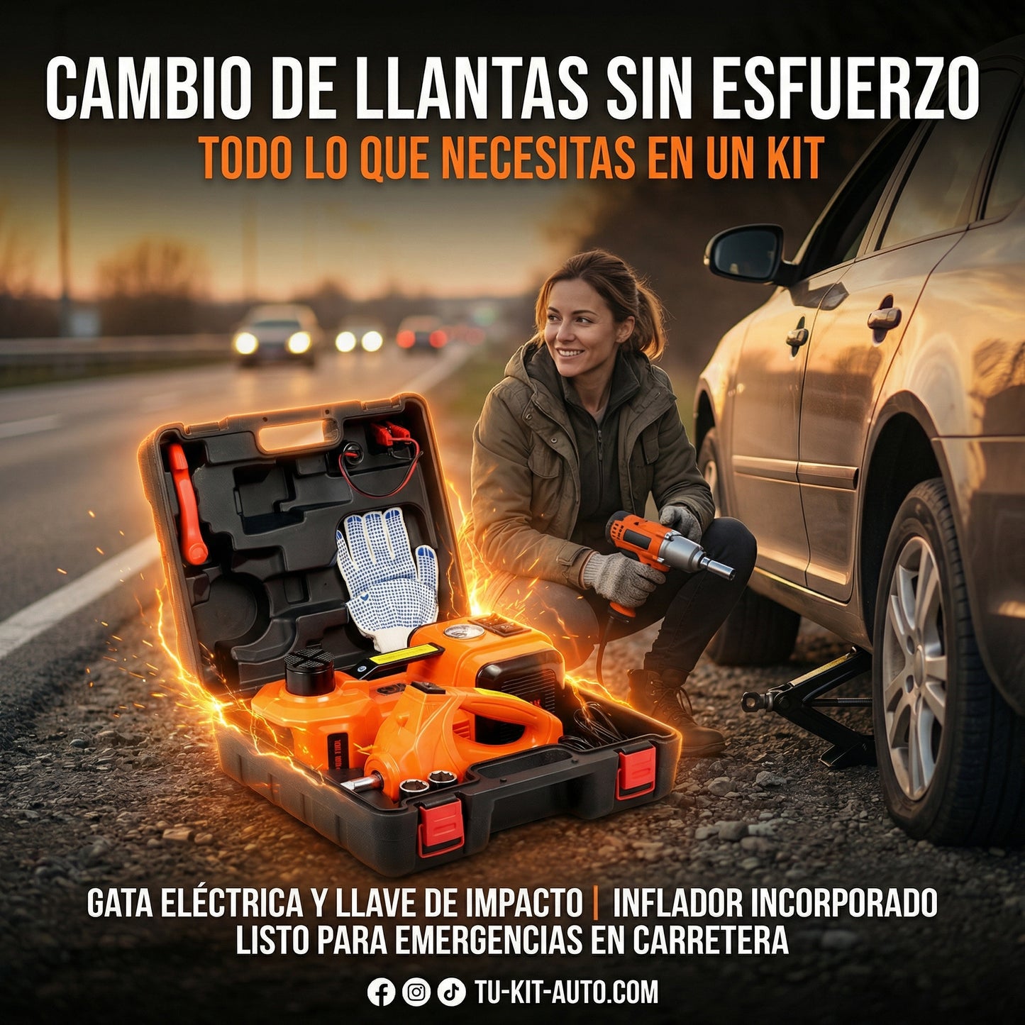 Gato Hidráulico Eléctrico
