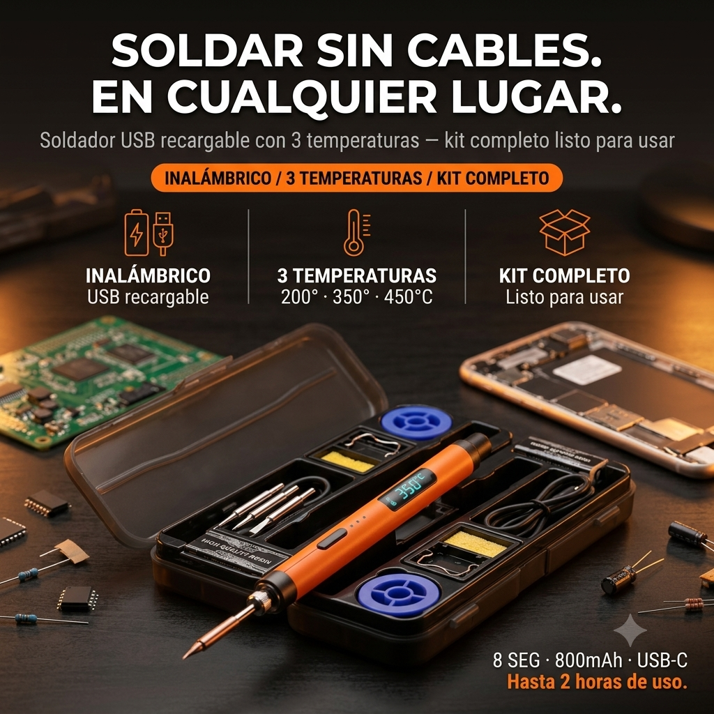 Kit de soldar inalámbrico
