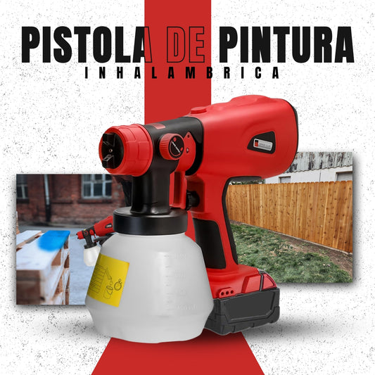 Pistola De Pintura Inalámbrica