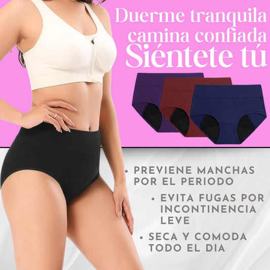 Interiores para incontinencia y flujo menstrual (Pack X 4)