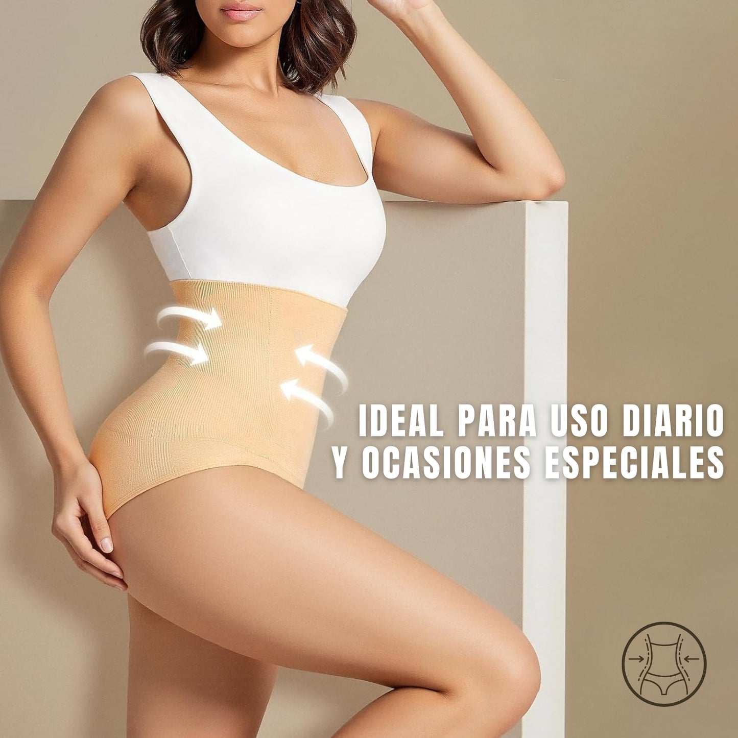 Pantys Moldeadoras de Cintura Alta (Pack X2 unidades)