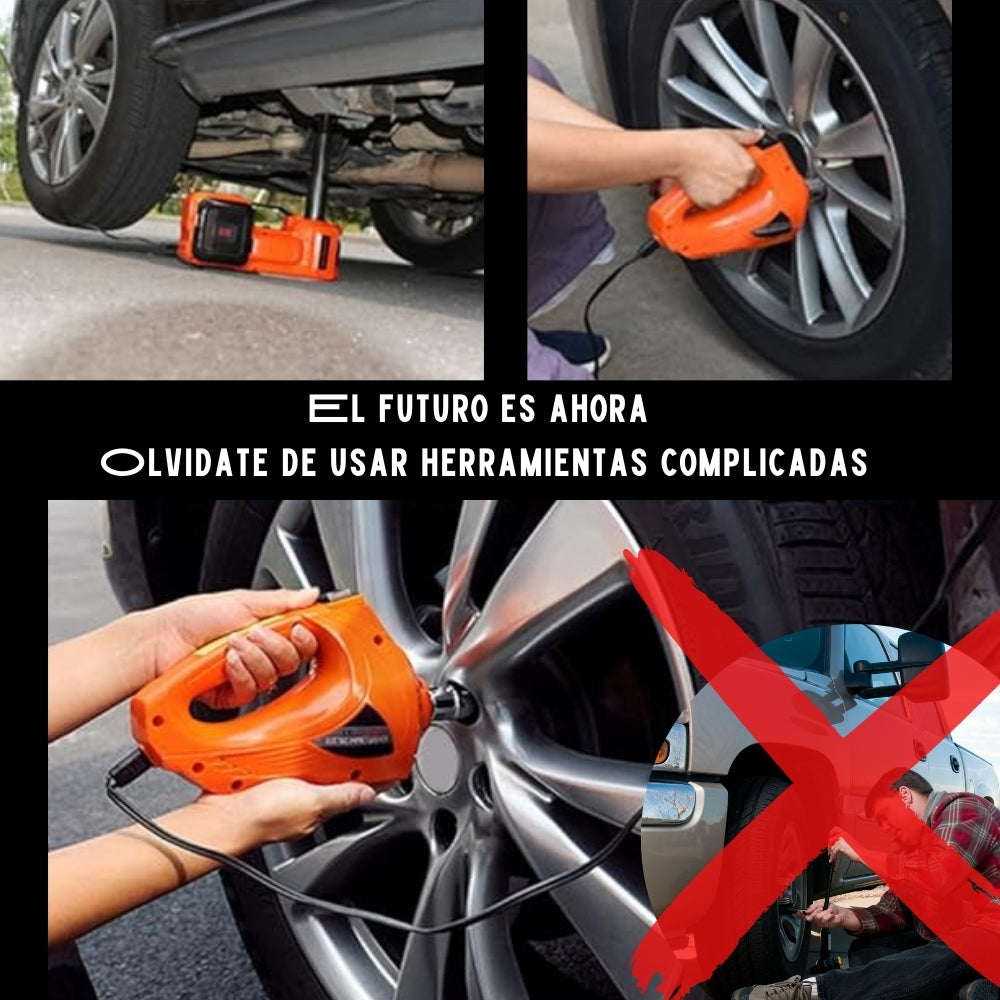 Gato Hidráulico para Automovil (combo) + Llave de impacto gratis