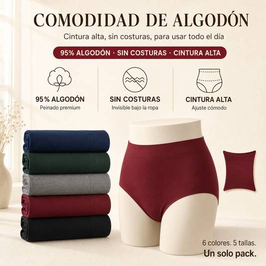 Interior de cintura alta (PACK 6 UNIDADES)