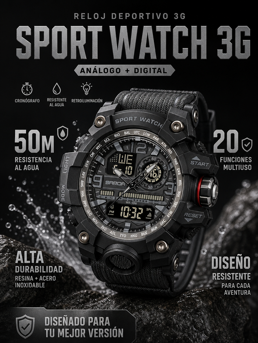 RELOJ DEPORTIVO 3G